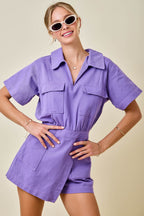 Alice Denim Romper