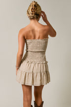 Shannon Smocked Bodice Tube Dress