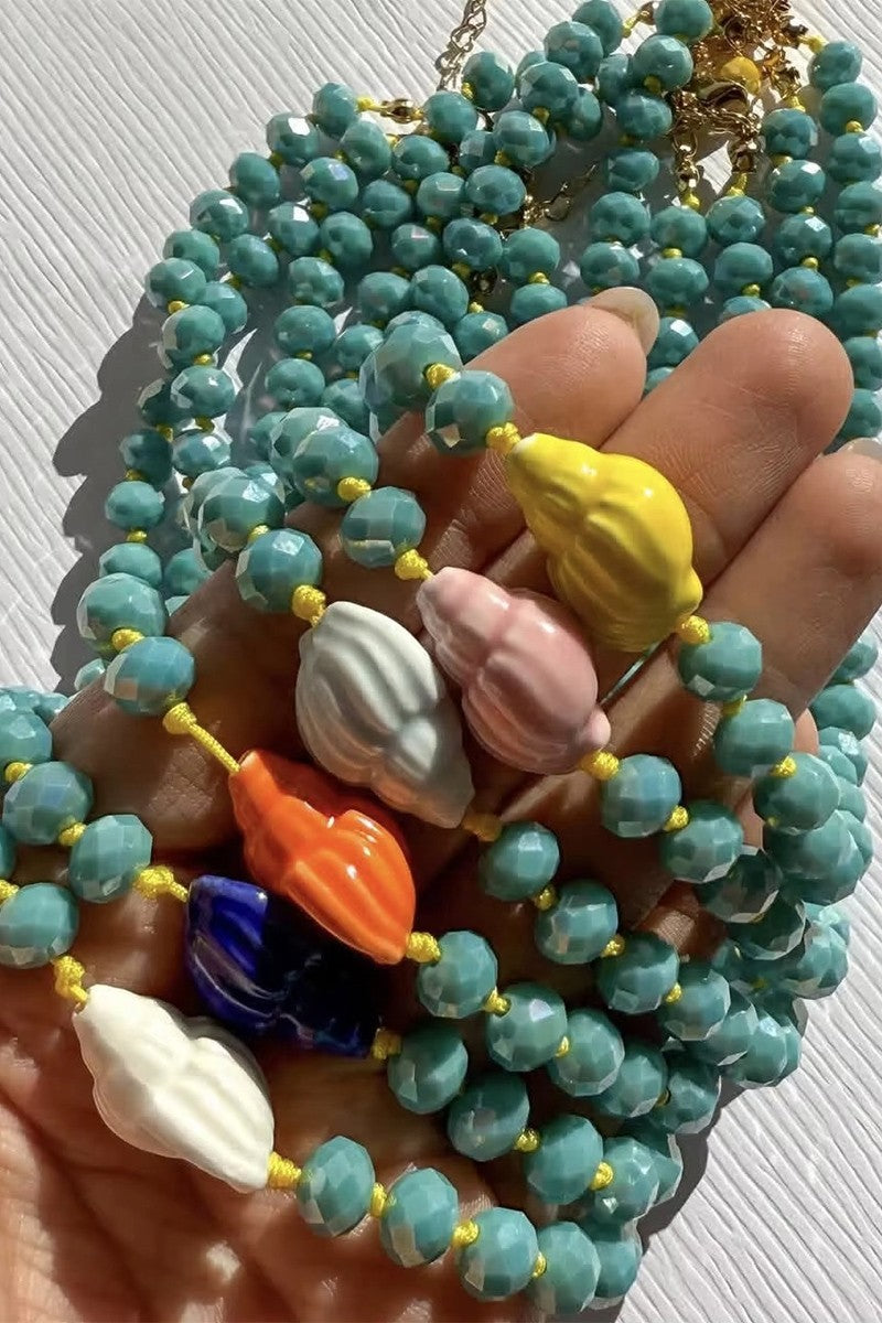 Colette Shell Beaded Necklace