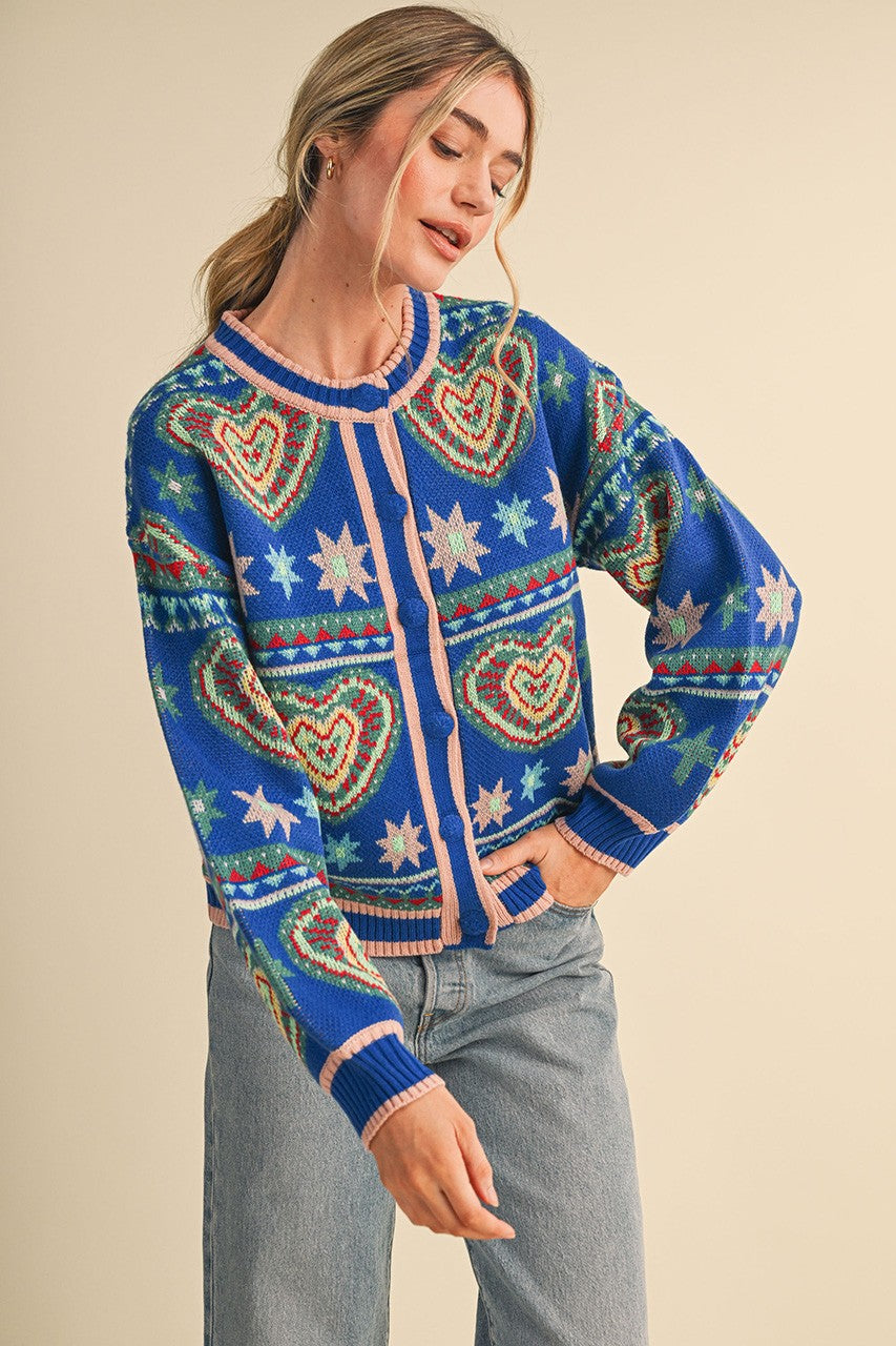 The Sloane Heart Cardigan