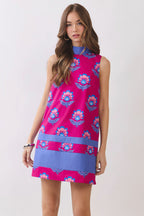 Floral Bow Back Shift Dress