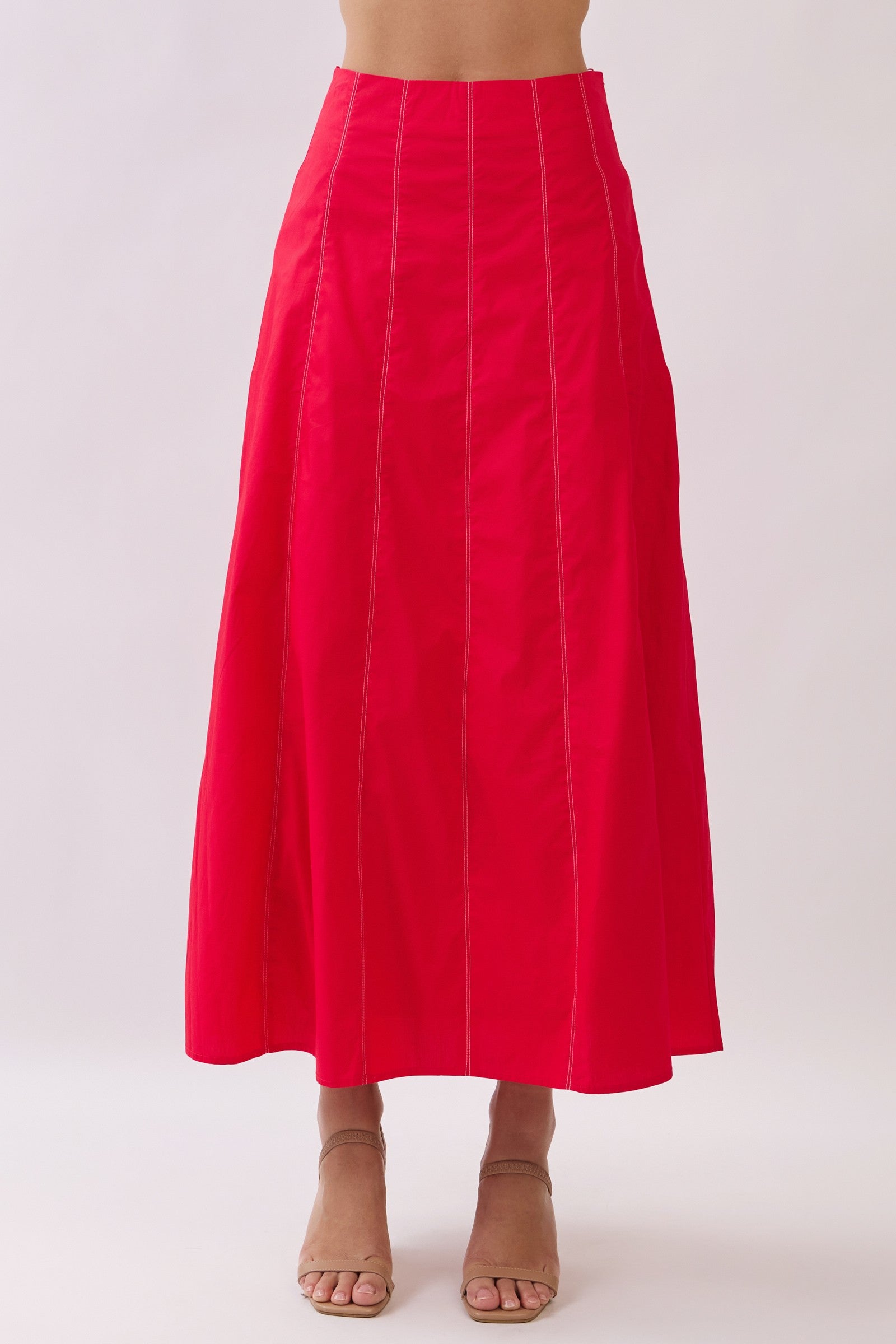 Remi Panel Construction Maxi Skirt