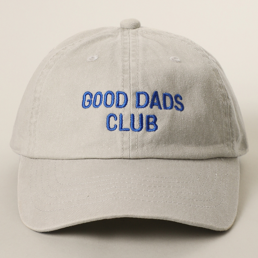 GOOD DADS CLUB Embroidered Cotton Baseball Cap