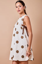 Sutton Polka Dot Shift Mini Dress