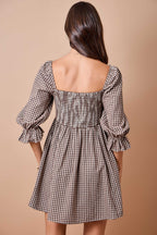 Annie Gingham Smocked Dress