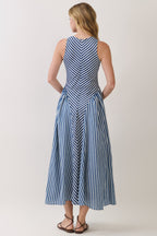 Calliope Striped Midi Dress