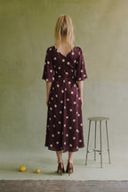 Ciela Polka Dot Midi Dress