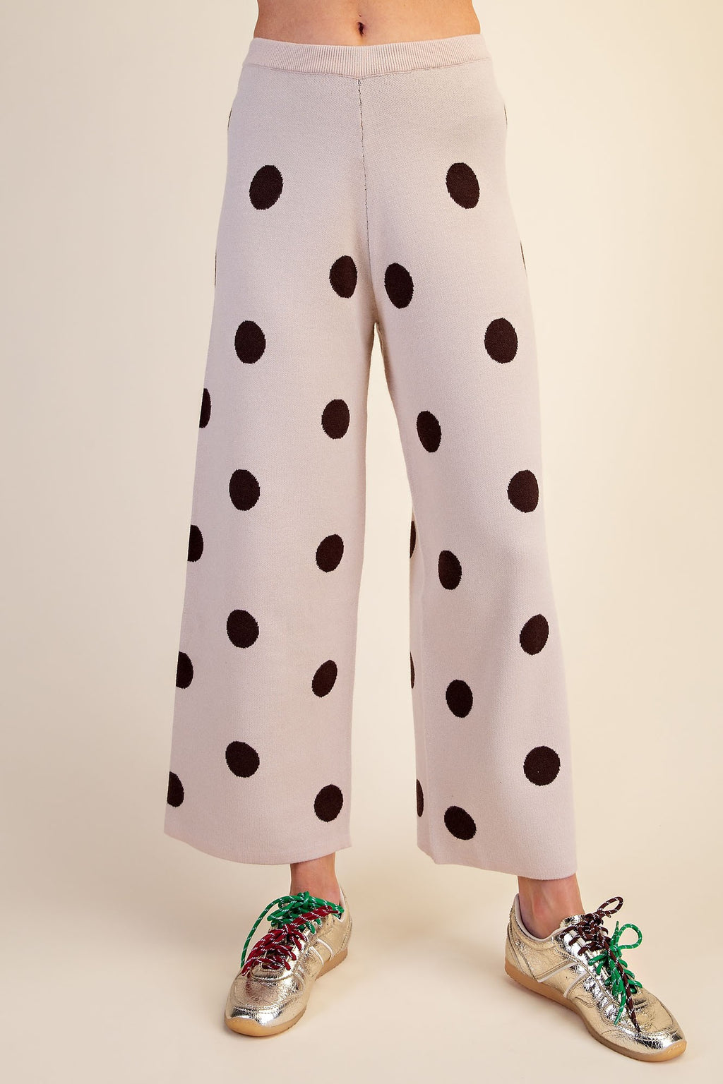 Gemma Polka Dot Knit Pants
