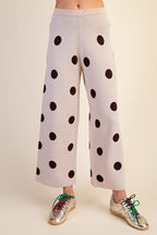 Gemma Polka Dot Knit Pants