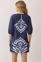 Halo Pattern Tunic Dress