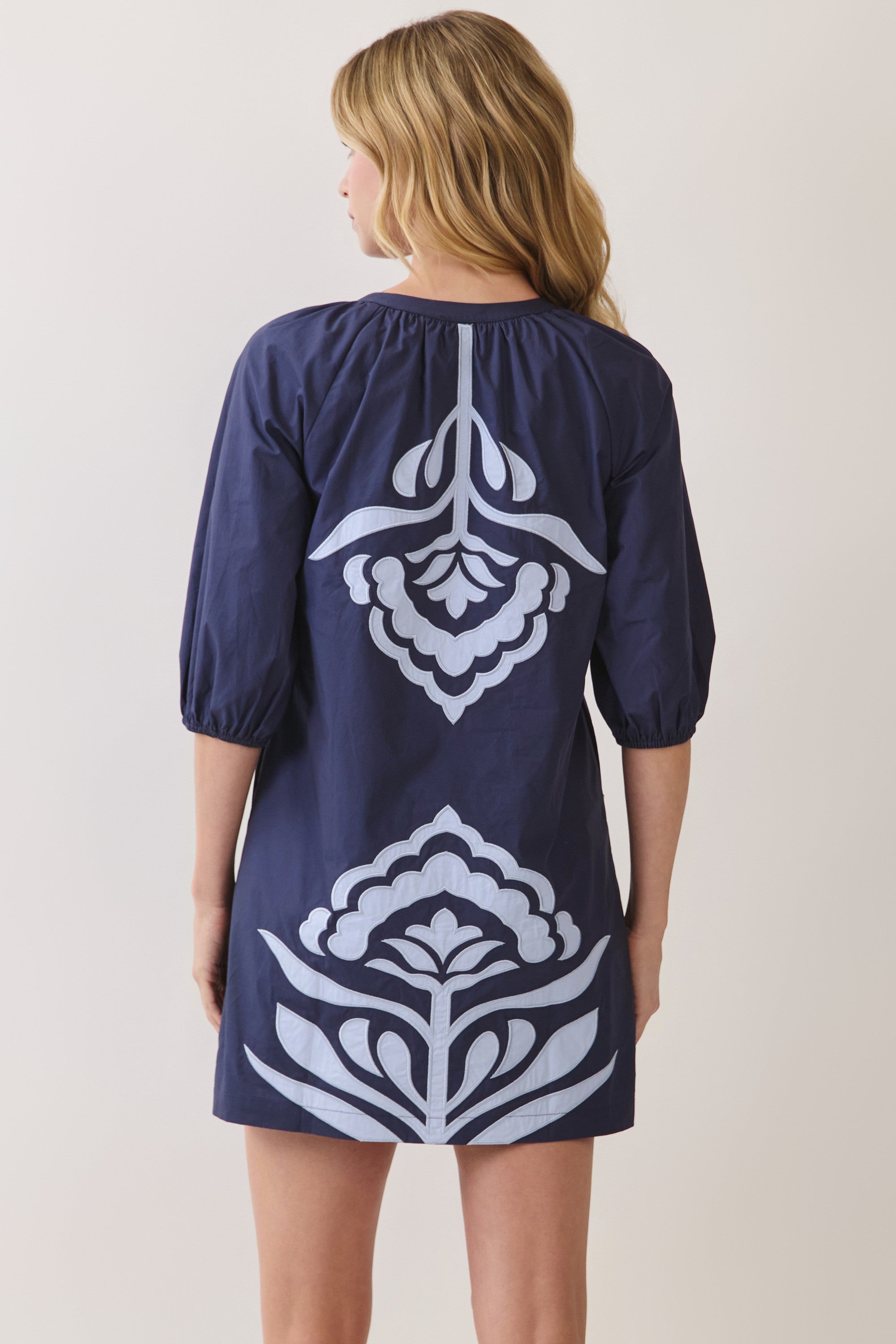Halo Pattern Tunic Dress