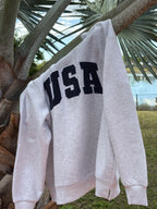 Polka Dot USA Mockneck Sweatshirt