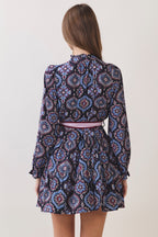 Bonnie Medallion Print Shirt Dress