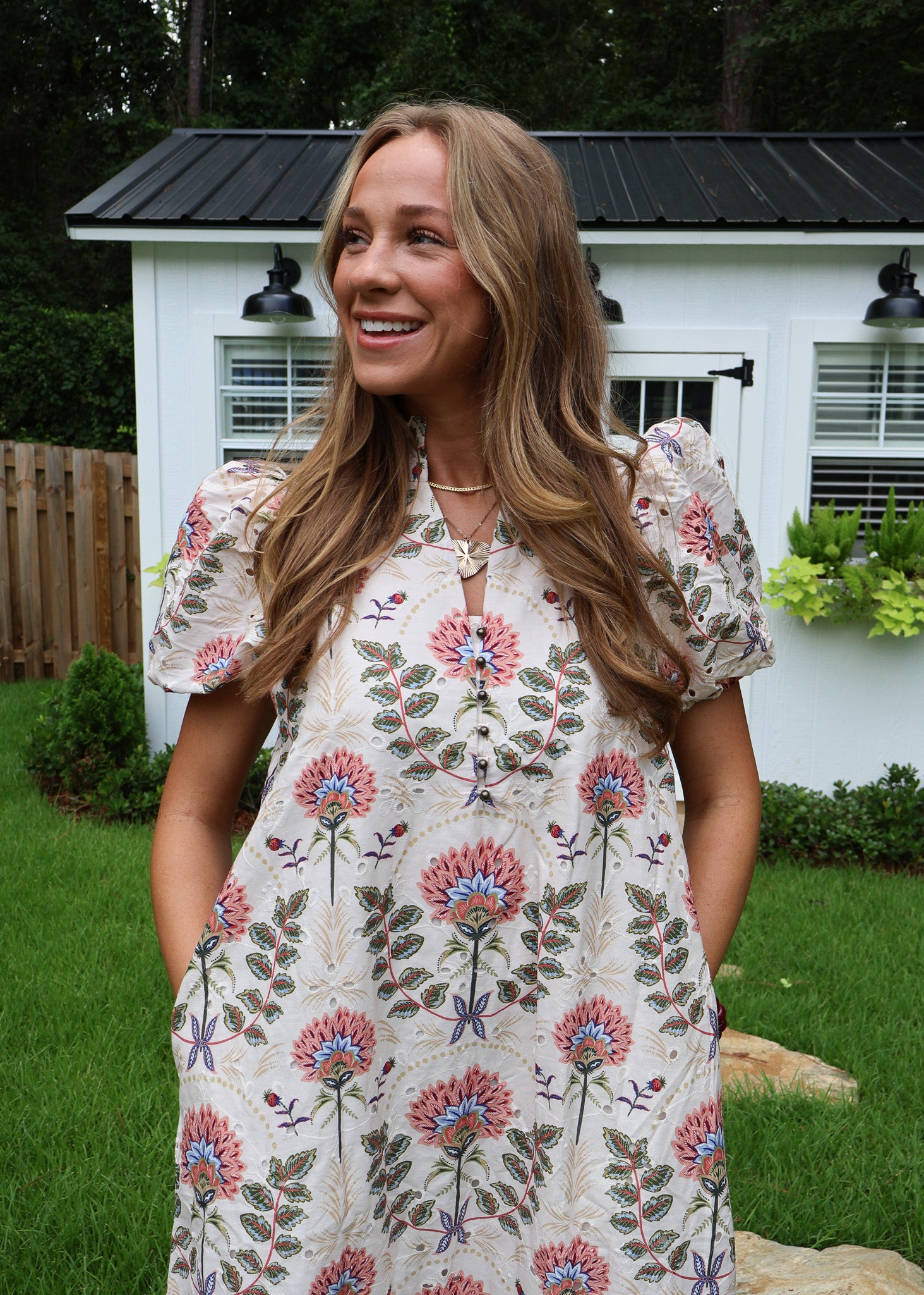 Hadley Floral Midi Dress