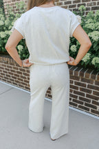 Lacy Elastic Sweatpants