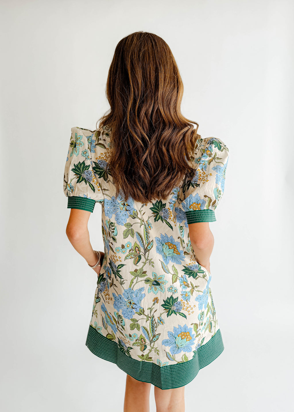 Maribel Puff-Sleeve Mini Dress