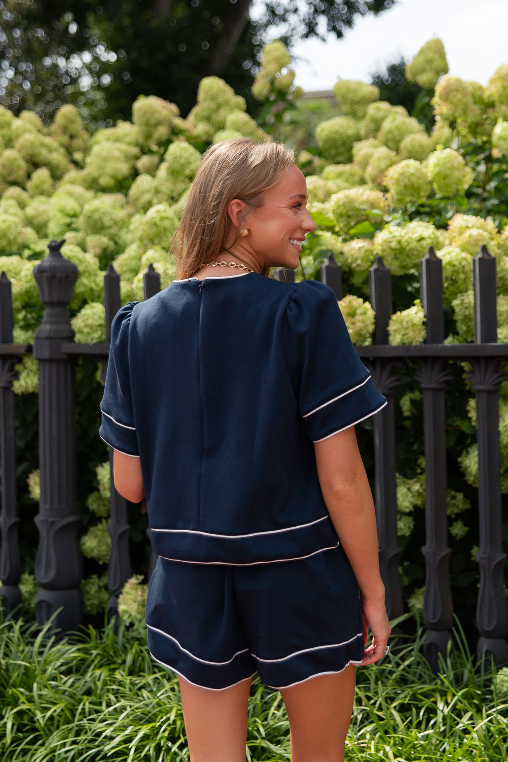 Colette Contrast Trim Blouse