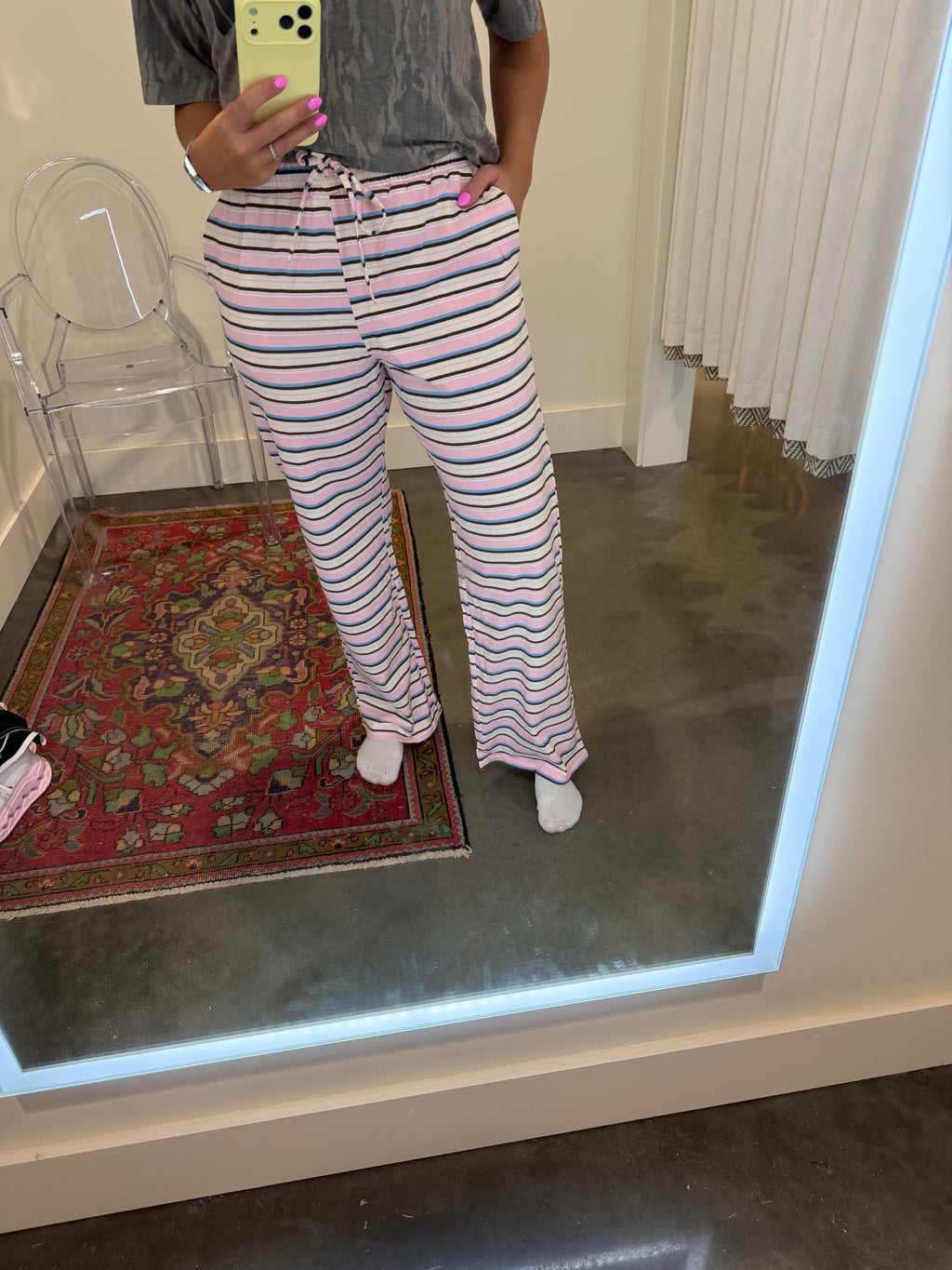 Dixie Pastel Striped Pants