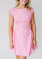 Savannah Ruched Waist Mini Dress