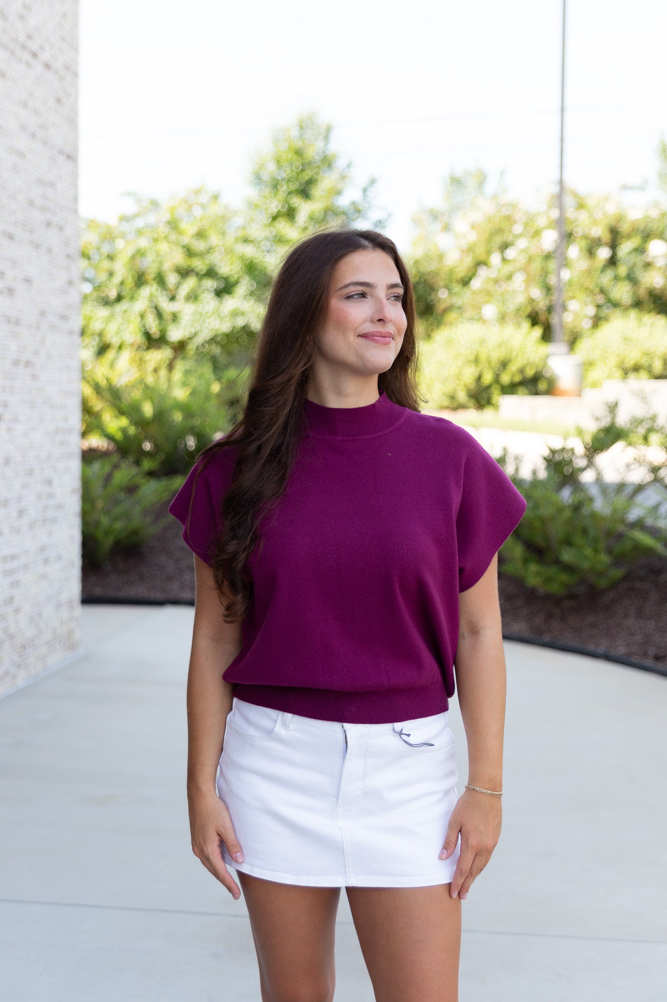 Marina Mock Neck Top