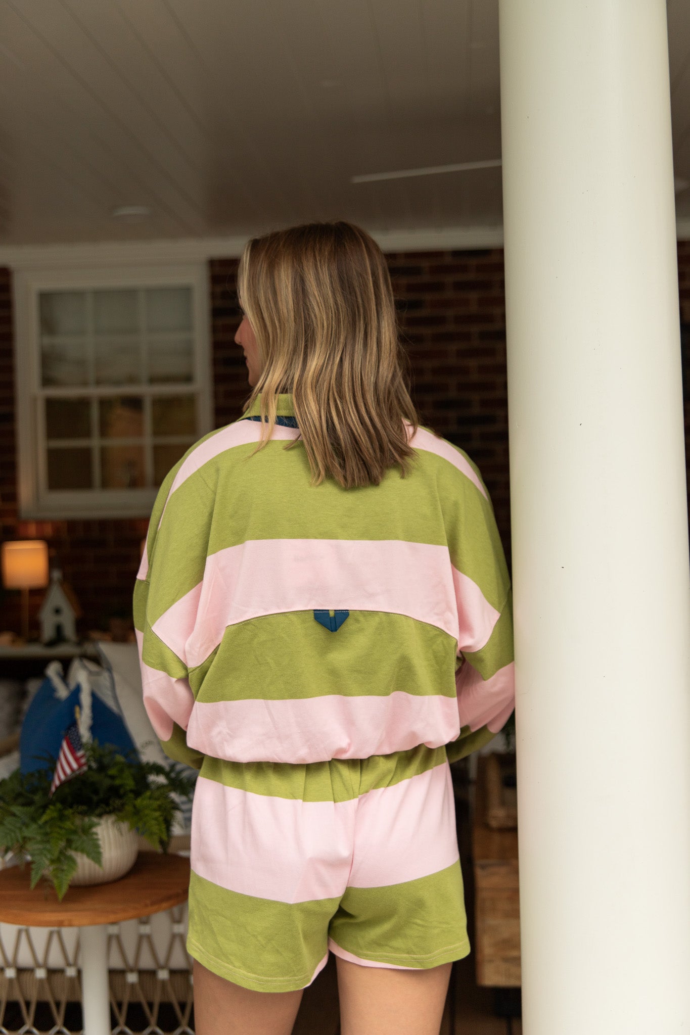 Willow Wide Stripe Long Sleeve Top