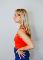 Danica Square-Neck Bodysuit