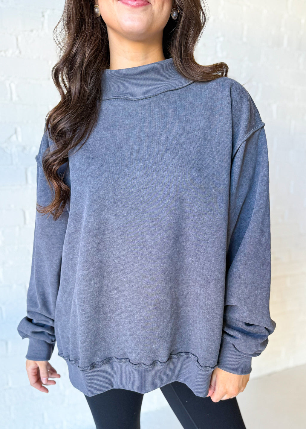 Vintage Wash Oversized Sweatshirt