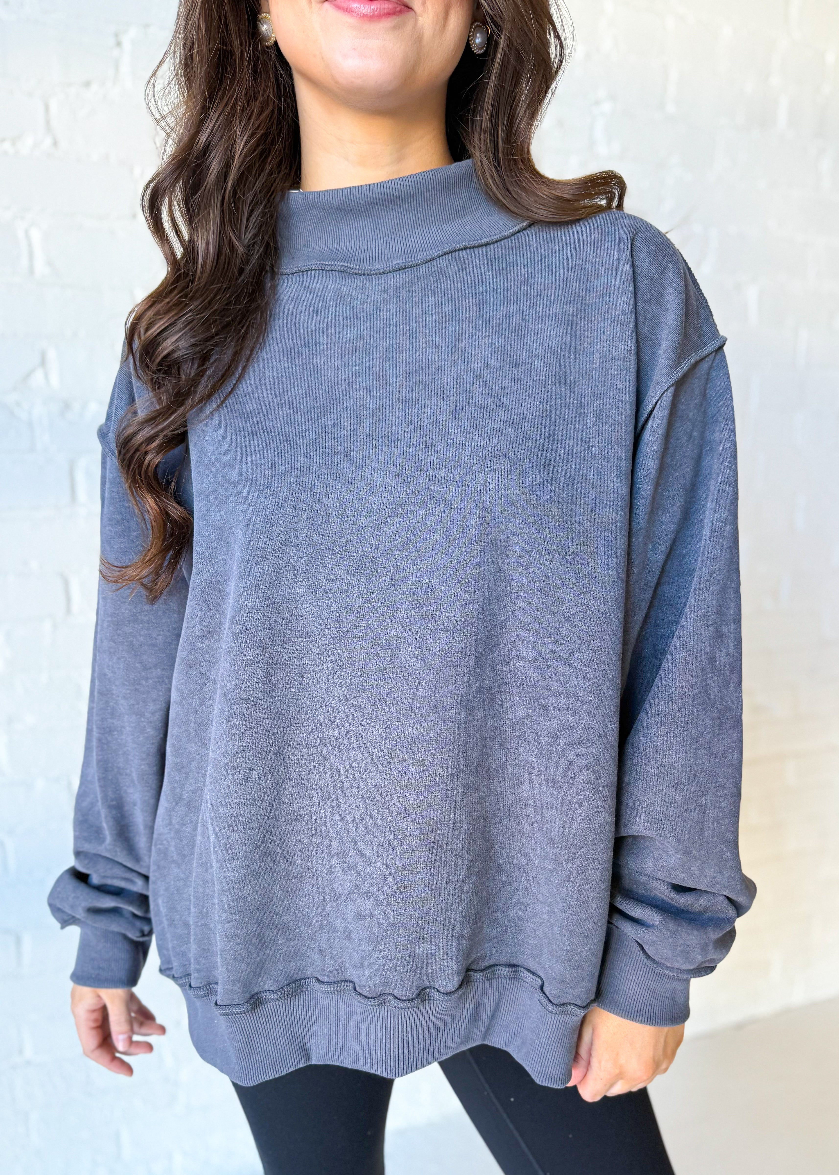 Vintage Wash Oversized Sweatshirt