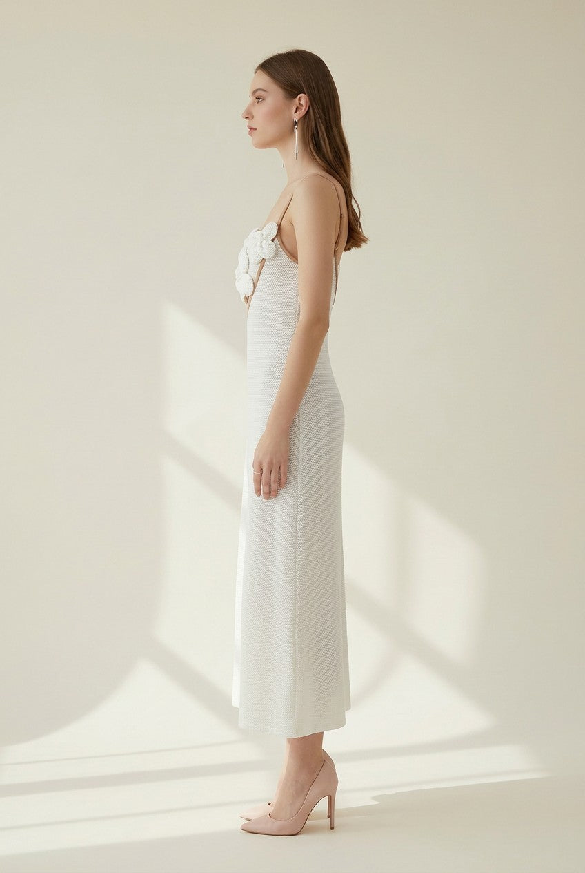 Floral Elegance Cutout Maxi Dress