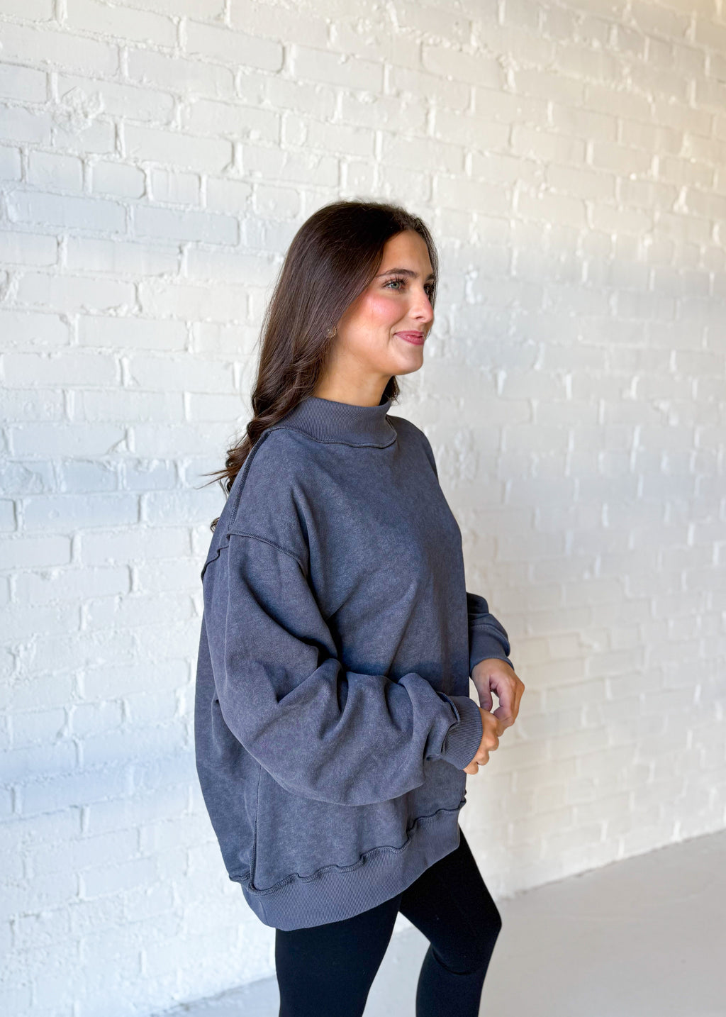 Vintage Wash Oversized Sweatshirt