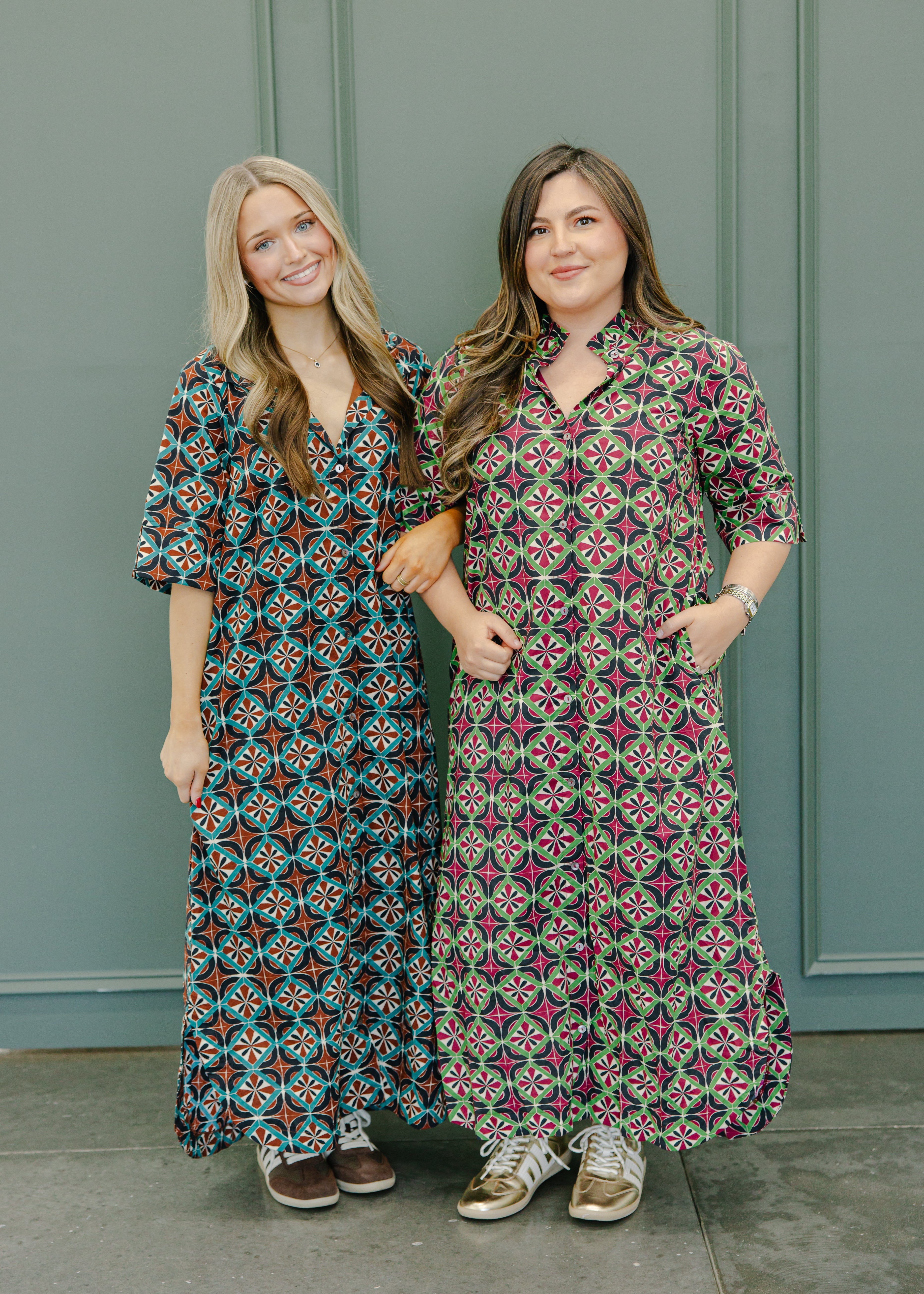 Lattice Bloom Midi Dress