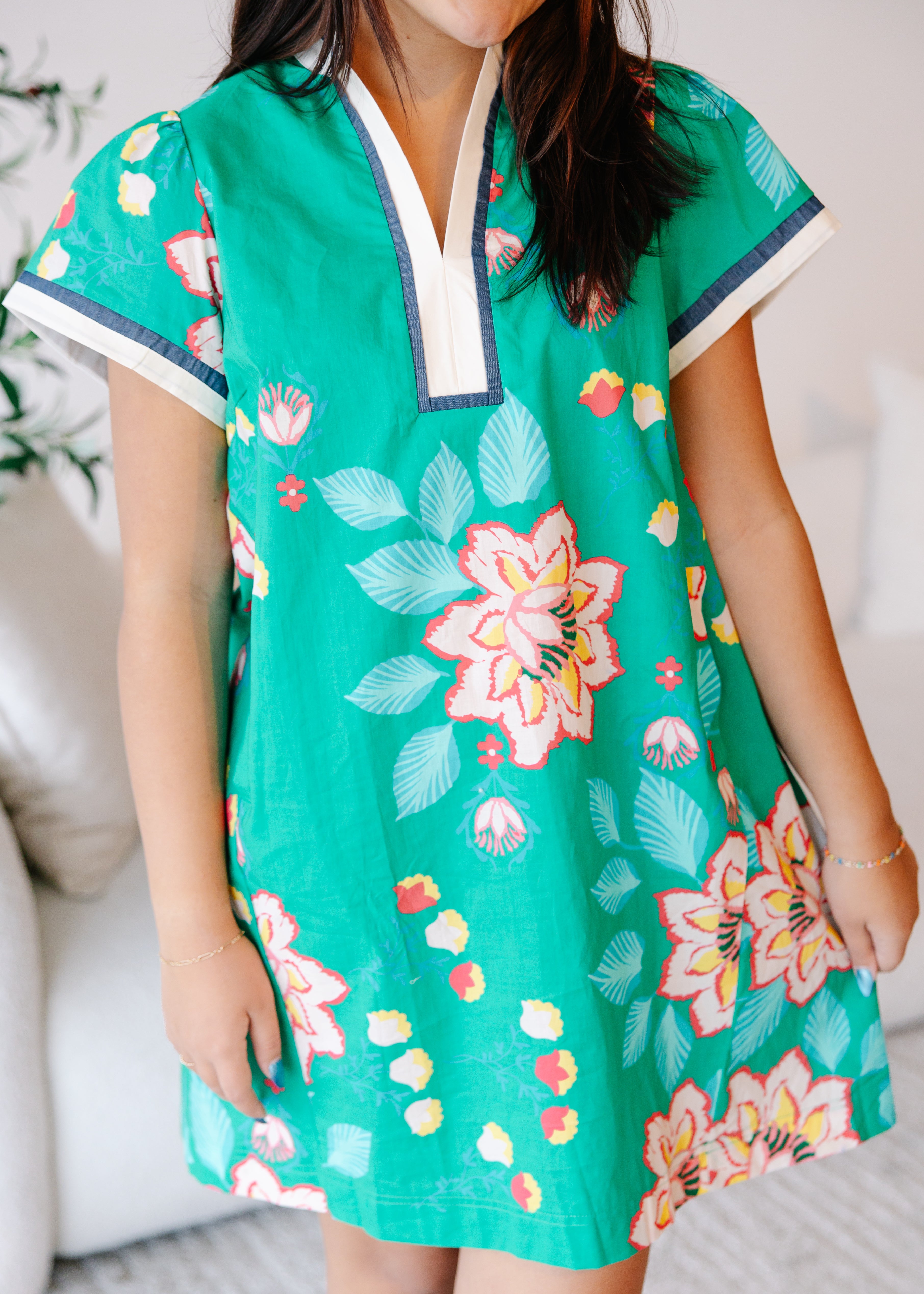 Lydia Floral Shift Dress