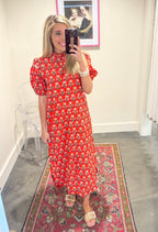 Millie Puff Sleeve Midi Dress