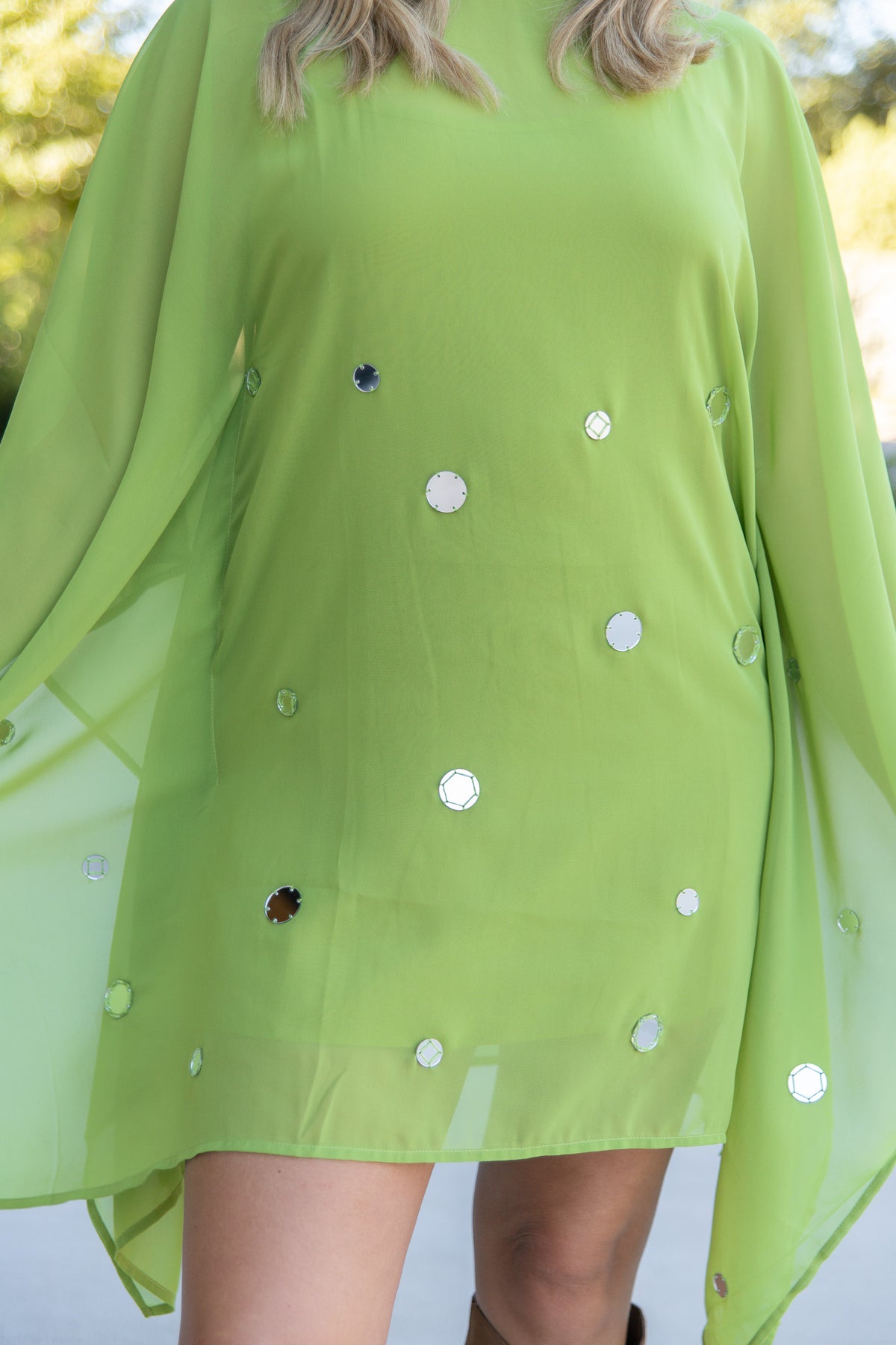 Alessia Sheer Poncho Top