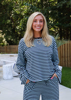 Lena Striped Lounge Set