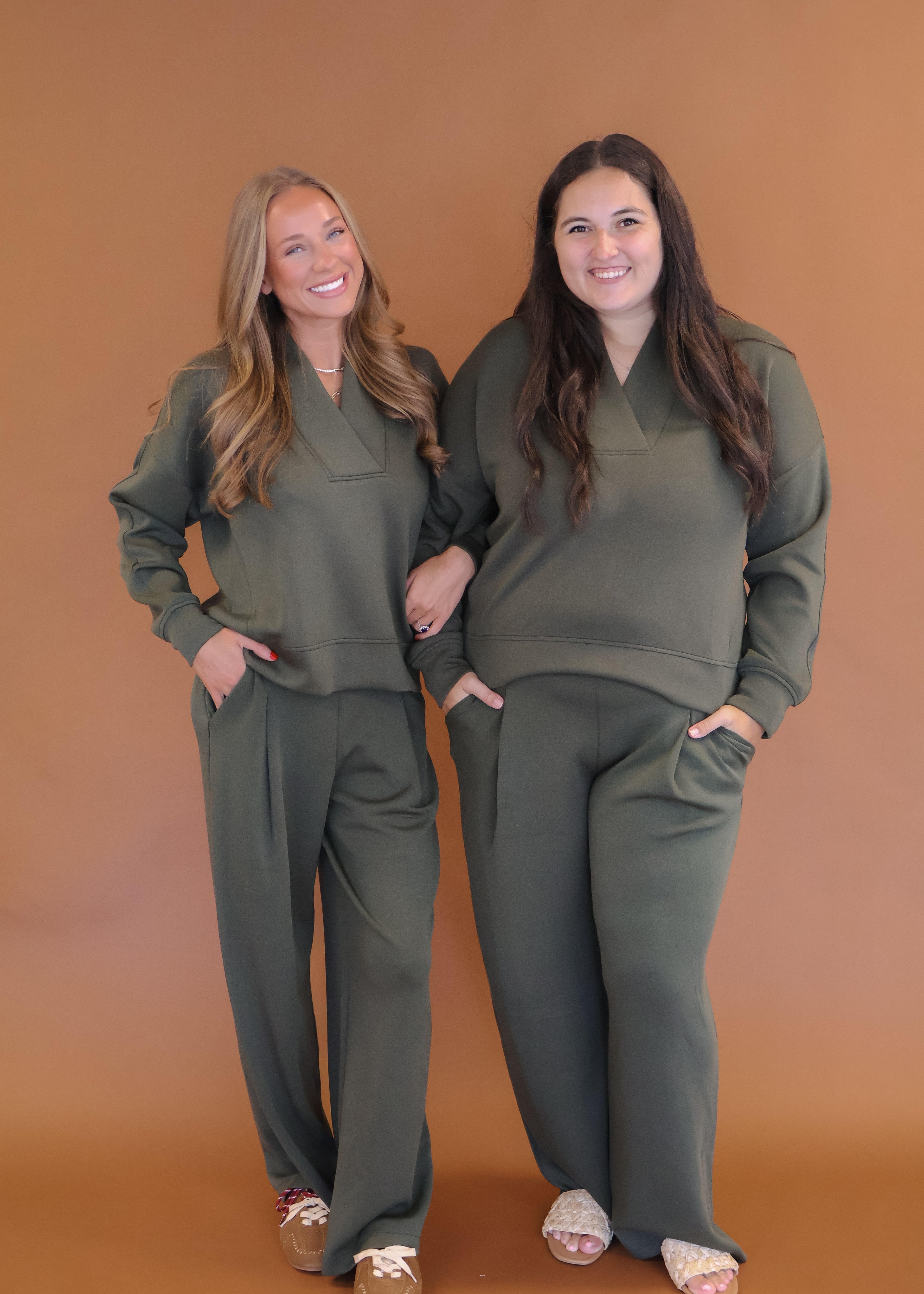 Airessentials V-neck Long Sleeve Top