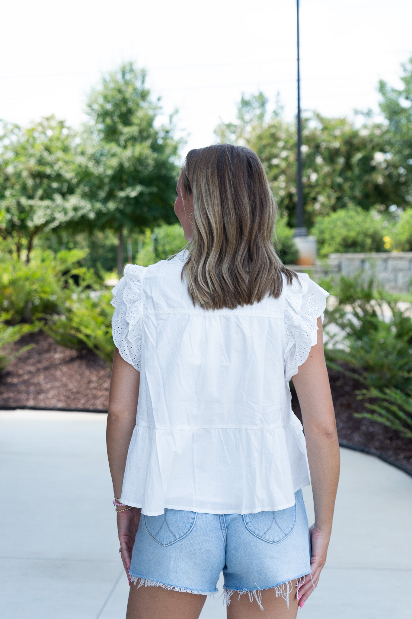 Wilder Ruffle Peasant Blouse
