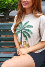 Palm Springs Oversized Graphic Tee