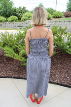 Ella Gingham Maxi Dress