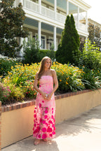 Lorelei Floral Appliqué Midi Dress