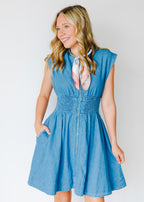 Elowen Denim Mini Dress