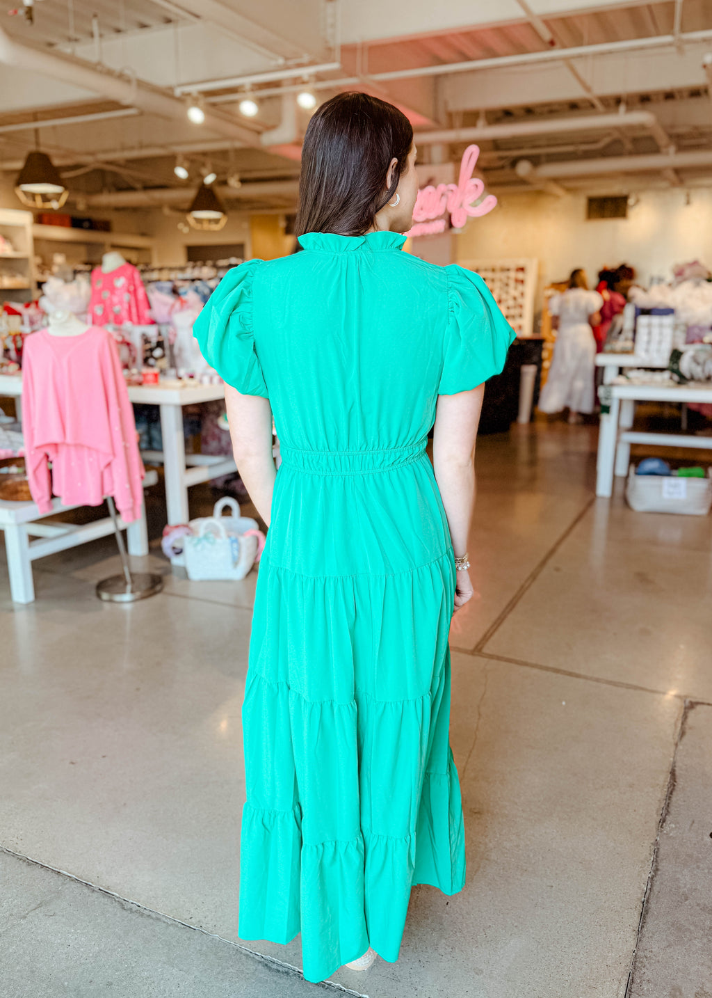 Amelia Tiered Midi Dress