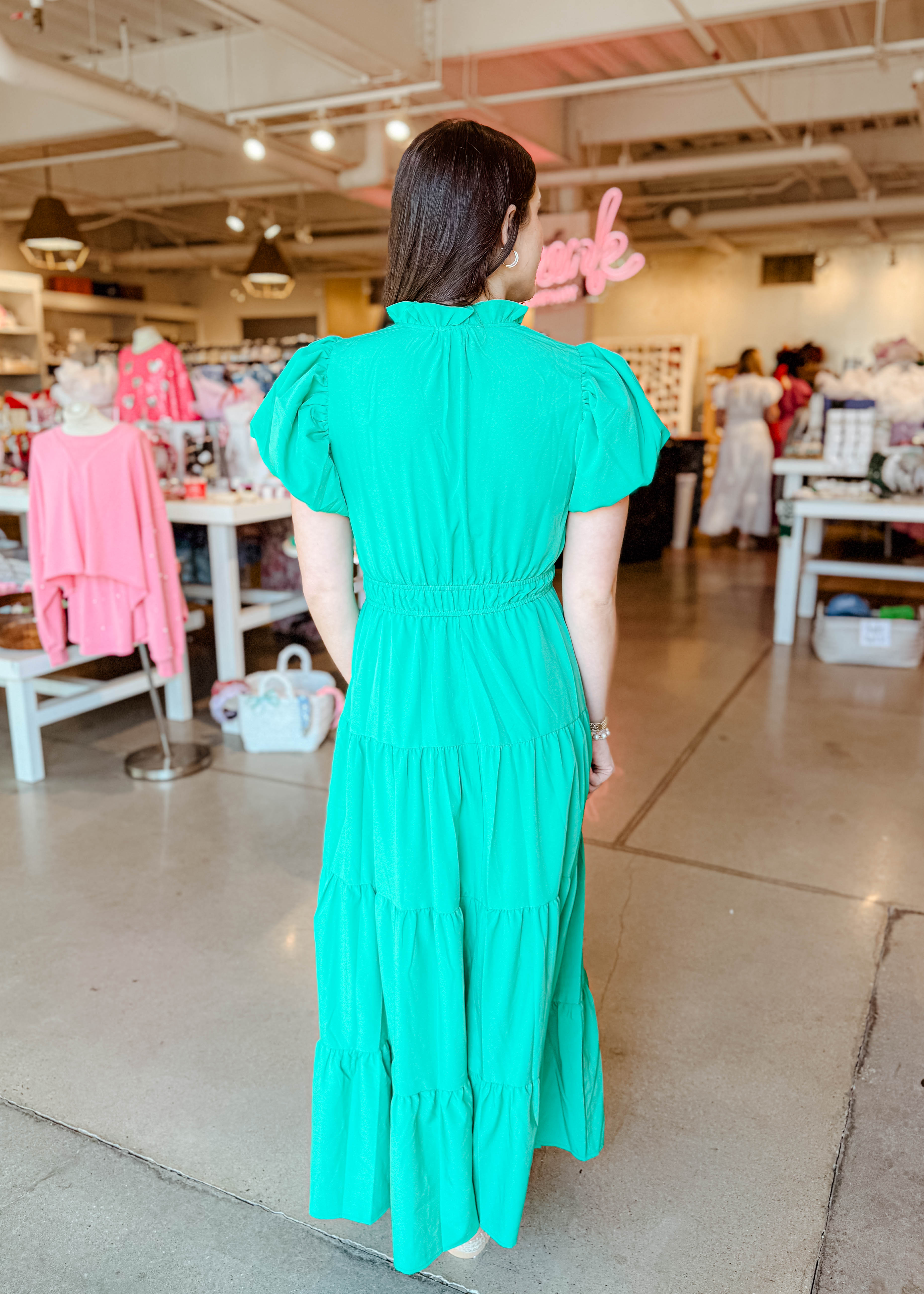 Amelia Tiered Midi Dress