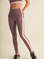 Side Contrast Block Legging