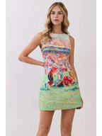 Frida Football Print Mini Dress
