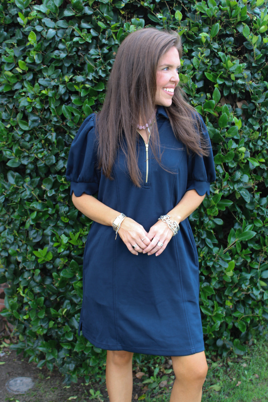 Thalia Puff Sleeve Mini Dress