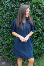 Thalia Puff Sleeve Mini Dress