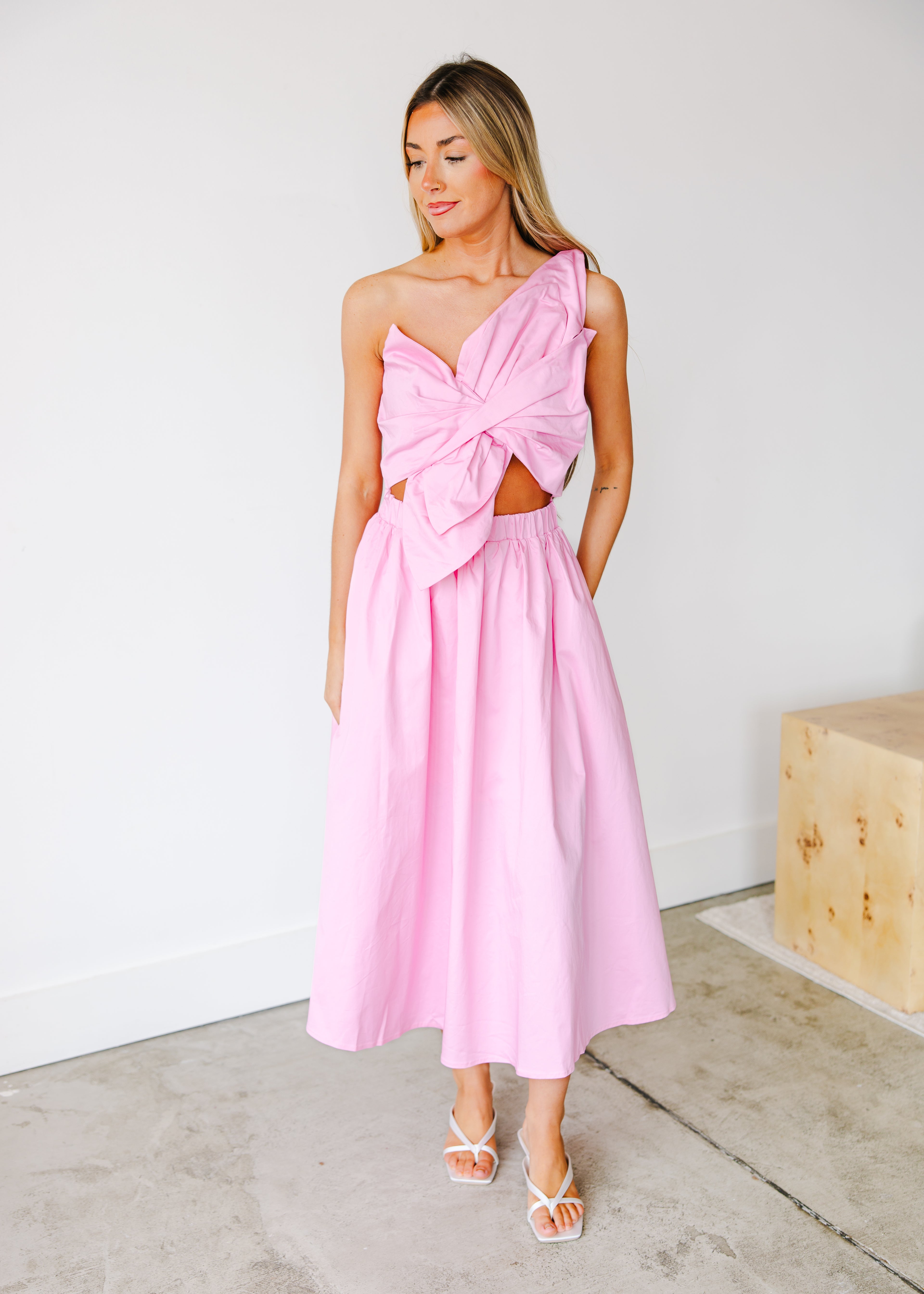 Shayla One-Shoulder Cutout Dress