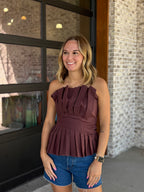 Ginna Pleated Top