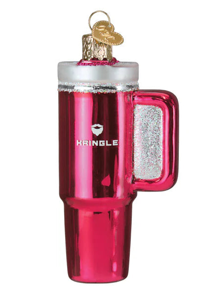 Pink Kringle Cup Ornament